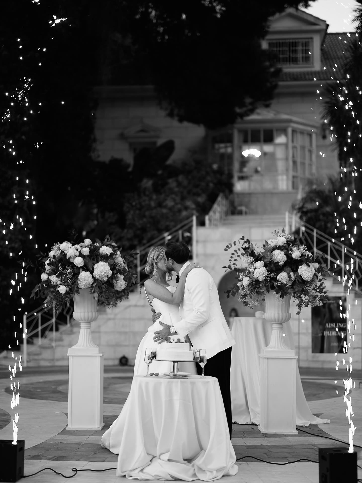 mesa decorada de la boda de Aisling y Podge en Málaga