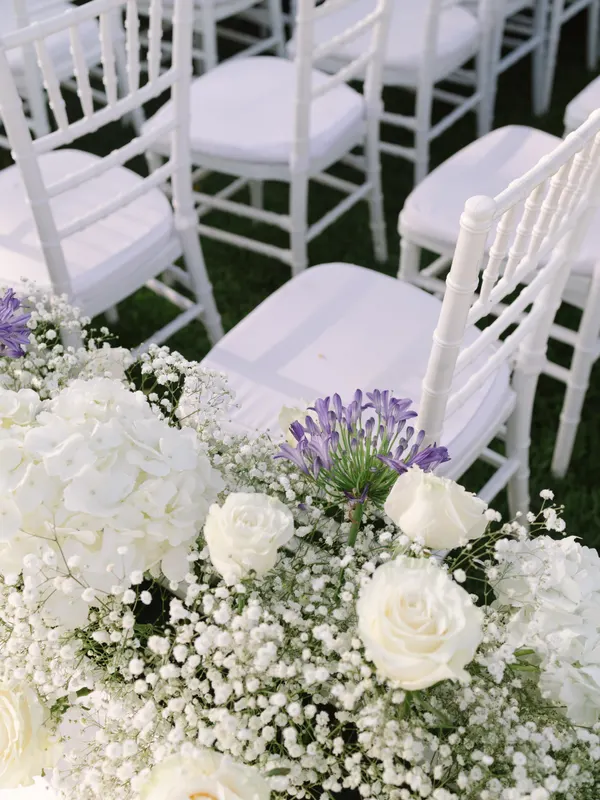 Decoración floral boda Elinor y Ryan en Palacio Monte Miramar