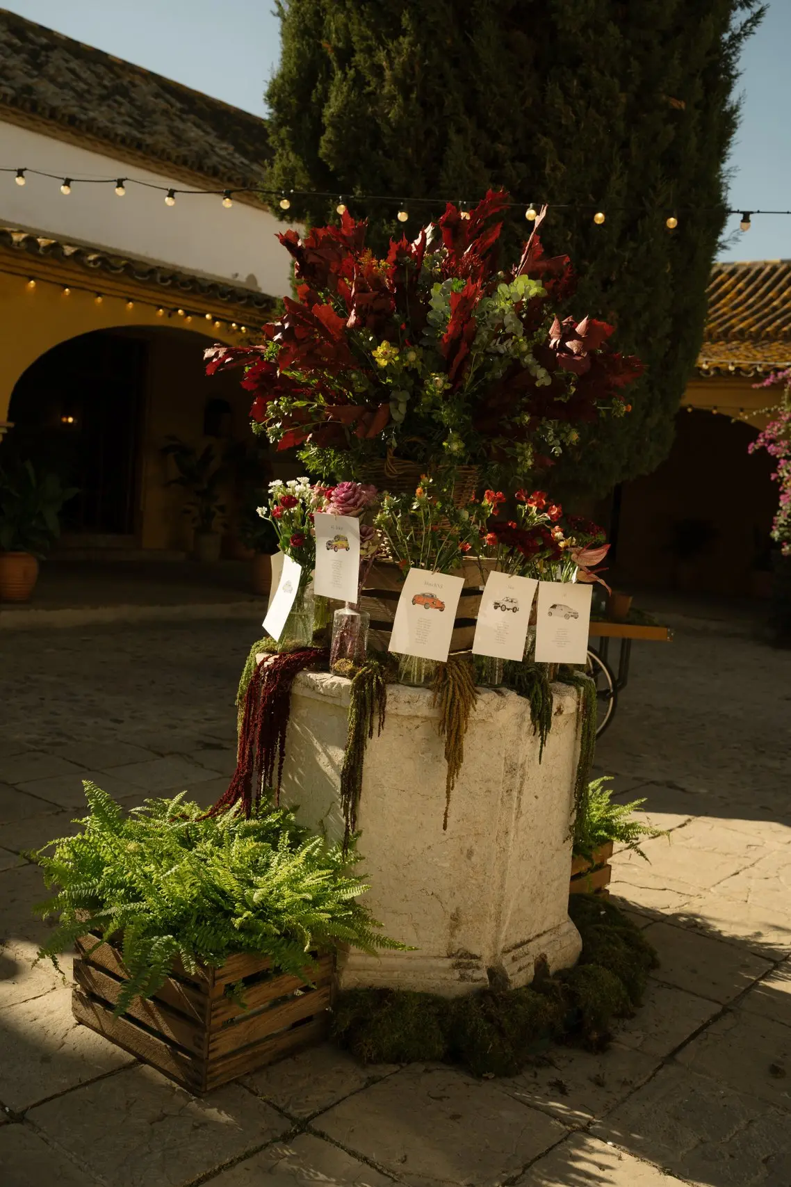 ramo de novia de la boda de Ester & Alfonso en Cortijo La Zafra y Bacardí