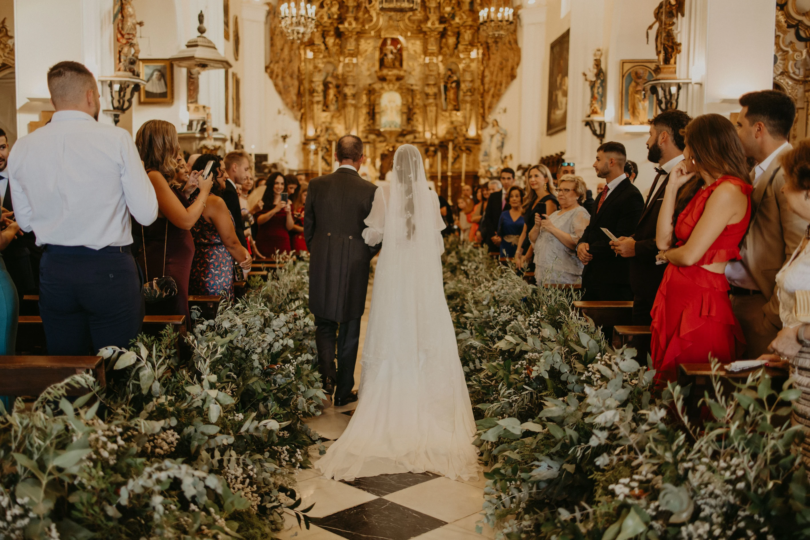 ramo de novia de la boda de Inma & Jose en Parroquia de Santa Ana y Cortijo Las Mozas