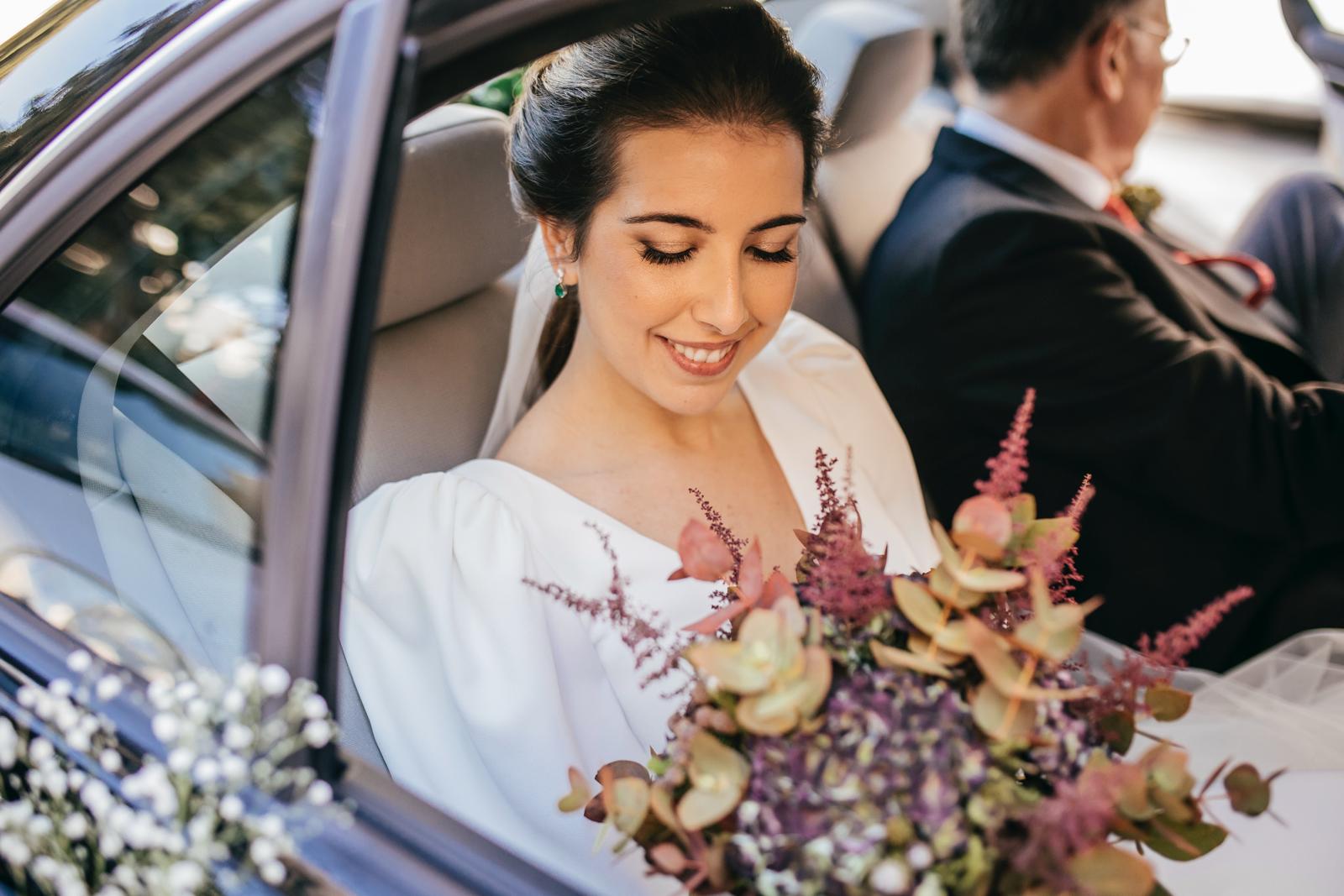 Boda de Irene en la Parroquia de San Lázaro y Jardines de San Telmo