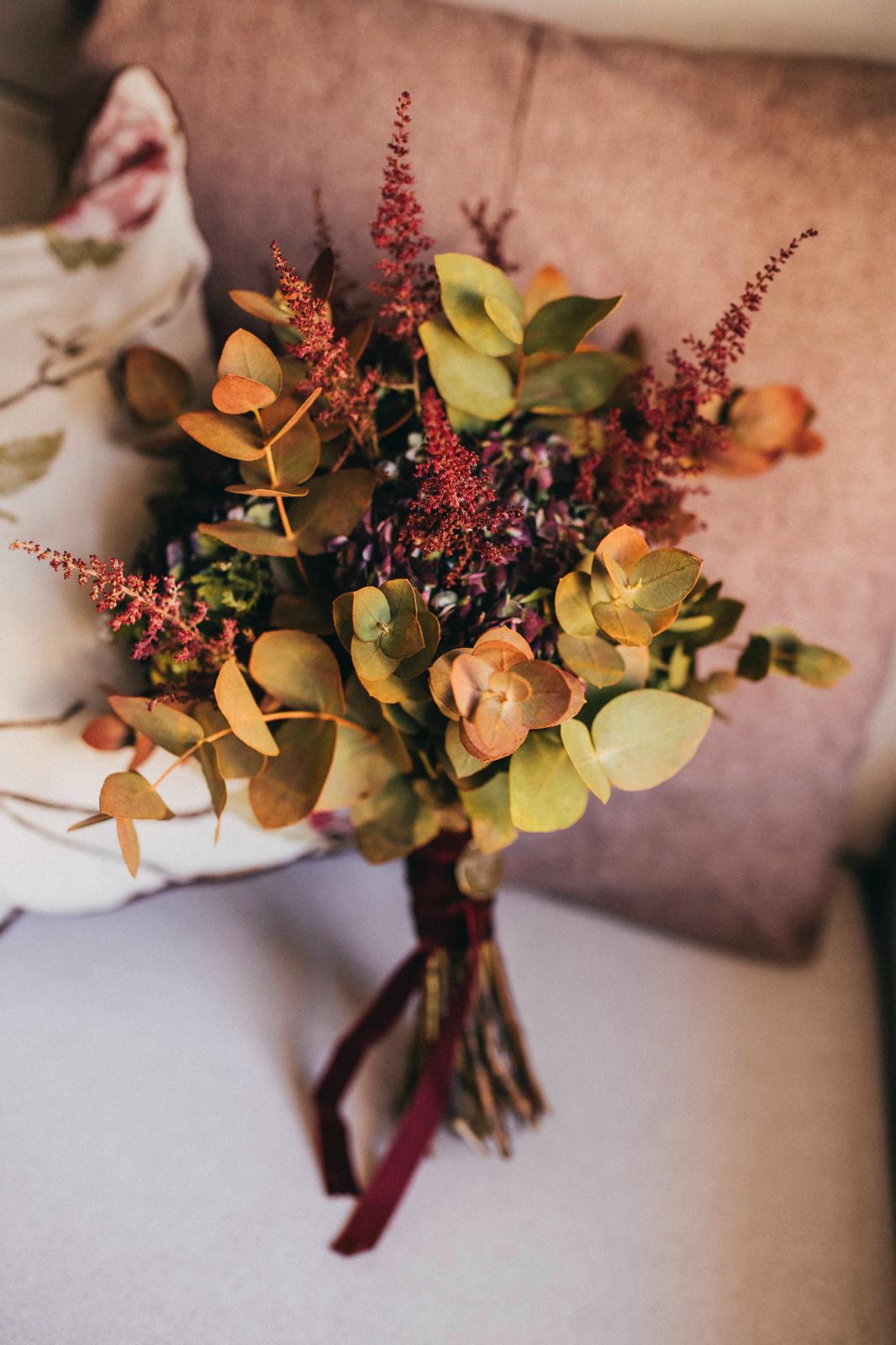 mesa decorada de la boda de Irene