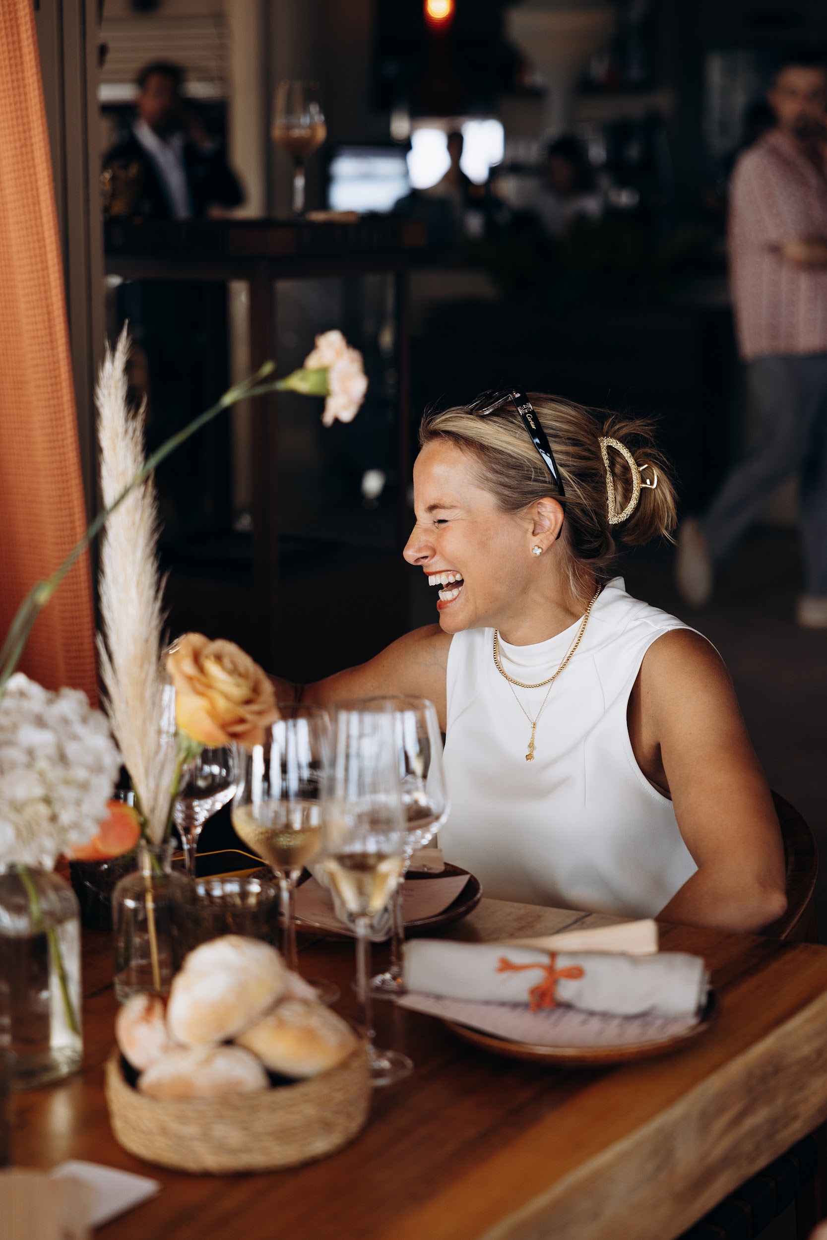 vista general de la boda de Jens & Jessy en Oyana Beach Club Marbella Restaurant